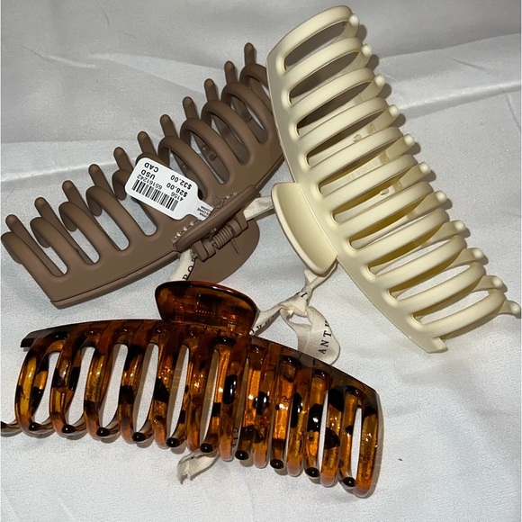 NWTS ANTHROPOLOGIE LOU CLAW HAIR CLIPS - Picture 5 of 6